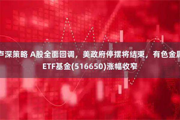 卢深策略 A股全面回调，美政府停摆将结束，有色金属ETF基金(516650)涨幅收窄